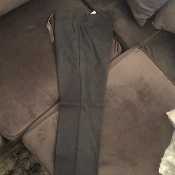 Loft Straight Grey Pants - Picture 3 of 3
